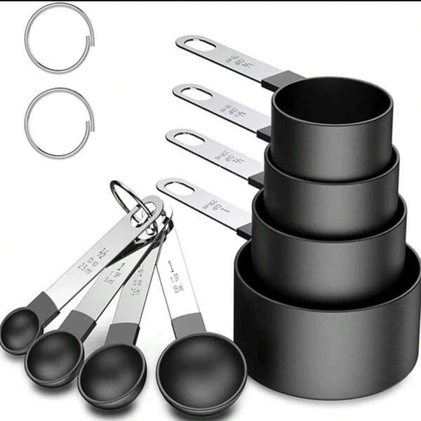 8 Pieces Kitchen Measuring Cup And Measuring Spoon